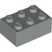LEGO Light Gray Brick 2 x 3 (3002)