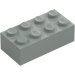 LEGO Light Gray Brick 2 x 4 (3001 / 72841)