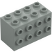 LEGO Grigio chiaro Mattoncino 2 x 4 x 2 con Bottoncini su Lati (2434)