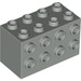 LEGO Gris clair Brique 2 x 4 x 2 avec Goujons sur Sides (2434)