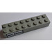 LEGO Light Gray Brick 2 x 8 with &#039;MT 5590&#039; Sticker (3007)