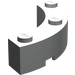 LEGO Light Gray Brick 4 x 4 Round Corner (Wide with 3 Studs) (48092 / 72140)