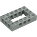 LEGO Lysegrå Klods 4 x 6 med Open Centrum 2 x 4 (32531 / 40344)