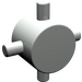 LEGO Lichtgrijs Midden voor Universal Joint 4 (3326)