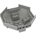 LEGO Lichtgrijs Cockpit 10 x 10 x 4 Octagonal Basis (2618)