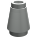 LEGO Light Gray Cone 1 x 1 with Top Groove (28701 / 59900)