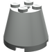 LEGO Light Gray Cone 3 x 3 x 2 with Axle Hole (6233 / 45176)