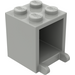 LEGO Hellgrau Container 2 x 2 x 2 mit festen Noppen (4345)