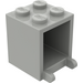 LEGO Hellgrau Container 2 x 2 x 2 mit festen Bolzen (4345)