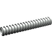 LEGO Lysegrå Bølgeplade Slange 4.8 cm (6 knops) (40050 / 50302)