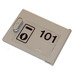 LEGO Light Gray Cupboard 2 x 3 x 2 Door with &#039;101&#039;, Keyhole Sticker (4533)