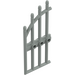 LEGO Světle šedá Dveře 1 x 4 x 9 Arched Gate s Bars (42448)