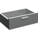LEGO Light Gray Drawer without Reinforcement (4536)