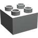 LEGO Hellgrau Duplo Backstein 2 x 2 (3437 / 89461)
