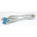 LEGO Grigio chiaro Electric Cavo 12V / 4.5V con Tre Leads, con Blu Maschio e Femmina Connettori