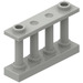 LEGO Gris Clair Clôture Spindled 1 x 4 x 2 avec 2 tenons supérieurs (30055)