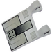 LEGO Hellgrau Flagge 2 x 2 mit Bomb Bay Tür ohne ausgestellten Rand (2335)