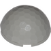 LEGO Light Gray Hemisphere 4 x 4 with Ripples (30208 / 71967)