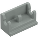 LEGO Light Gray Hinge 1 x 2 Base (3937)