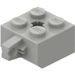 LEGO Light Gray Hinge Brick 2 x 2 Locking with 1 Finger Vertical with Axle Hole (30389 / 49714)