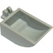 LEGO Light Gray Hinge Bucket 2 x 3 Curved Bottom, Hollow, with 2 Fingers and 2 Studs (4626)