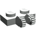 LEGO Hellgrau Scharnier Platte 1 x 2 Verriegeln mit Dual Finger (50340 / 60471)