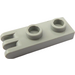 LEGO Light Gray Hinge Plate 1 x 2 with 3 fingers and Hollow Studs (4275)