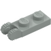 LEGO Light Gray Hinge Plate 1 x 2 with Dual Fingers (44302 / 54657)