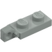 LEGO Light Gray Hinge Plate 1 x 2 with Single Finger on End Vertical with Bottom Groove (44301)