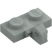 LEGO Light Gray Hinge Plate 1 x 2 with Vertical Locking Stub with Bottom Groove (44567)