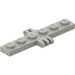 LEGO Light Gray Hinge Plate 1 x 6 with 2 and 3 Stubs (4507)