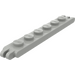 LEGO Lichtgrijs Scharnier Plaat 1 x 6 met 2 en 3 Vingers aan Ends (4504)