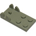 LEGO Hellgrau Scharnier Platte 2 x 4 - Female (3597)