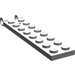 LEGO Light Gray Hinge Plate 2 x 8 Legs (3324)