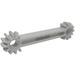 LEGO Light Gray Lever Arm with Nine Double Bevel Gear Teeth at Both Ends (41666)