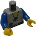 LEGO Lysegrå Majisto Wizards Minifig Torso (973)