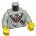 LEGO Light Gray Minifig Gryffindor Shield Torso (973)