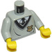 LEGO Lichtgrijs Minifig Torso met Hogwarts Badge (973)