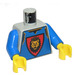 LEGO Lysegrå Minifig Torso med King Leo Mønster (973 / 73403)