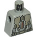 LEGO Gris claro Minifigura Torso sin brazos con Gold Triangular Machinery y Correa (973)