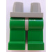 LEGO Grigio chiaro Minifigure Fianchi con Verde Gambe (30464 / 73200)