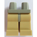 LEGO Hellgrau Minifigure Hüften mit Tan Beine (3815 / 73200)