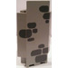 LEGO Light Gray Panel 3 x 3 x 6 Corner Wall with Dark Gray Stones with Bottom Indentations (48638 / 80583)