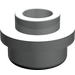 LEGO Light Gray Plate 1 x 1 Round with Open Stud