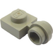 LEGO Light Gray Plate 1 x 1 with Clip (Thin Ring) (4081)