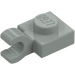 LEGO Light Gray Plate 1 x 1 with Horizontal Clip (Flat Fronted Clip) (6019)