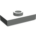 LEGO Gris clair assiette 1 x 2 avec 1 Stud (avec rainure et support de goujon inférieur) (15573)