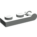 LEGO Hellgrau Platte 1 x 2 mit Ende Bar Griff (60478)