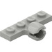 LEGO Light Gray Plate 1 x 4 with Ball Joint Socket (Long with 2 Slots)