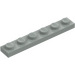 LEGO Jasny szary Talerz 1 x 6 (3666)